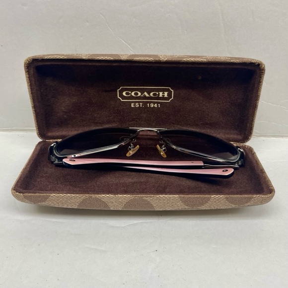 Coach HC7012 L038 Caroline Silver Frame/ Pink Temples (FRAME ONLY) - Picture 13 of 14